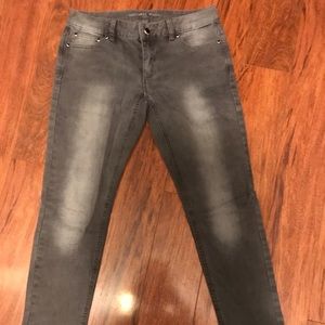 NWOT Michael Kors Skinny Grey Jeans-lace pockets
